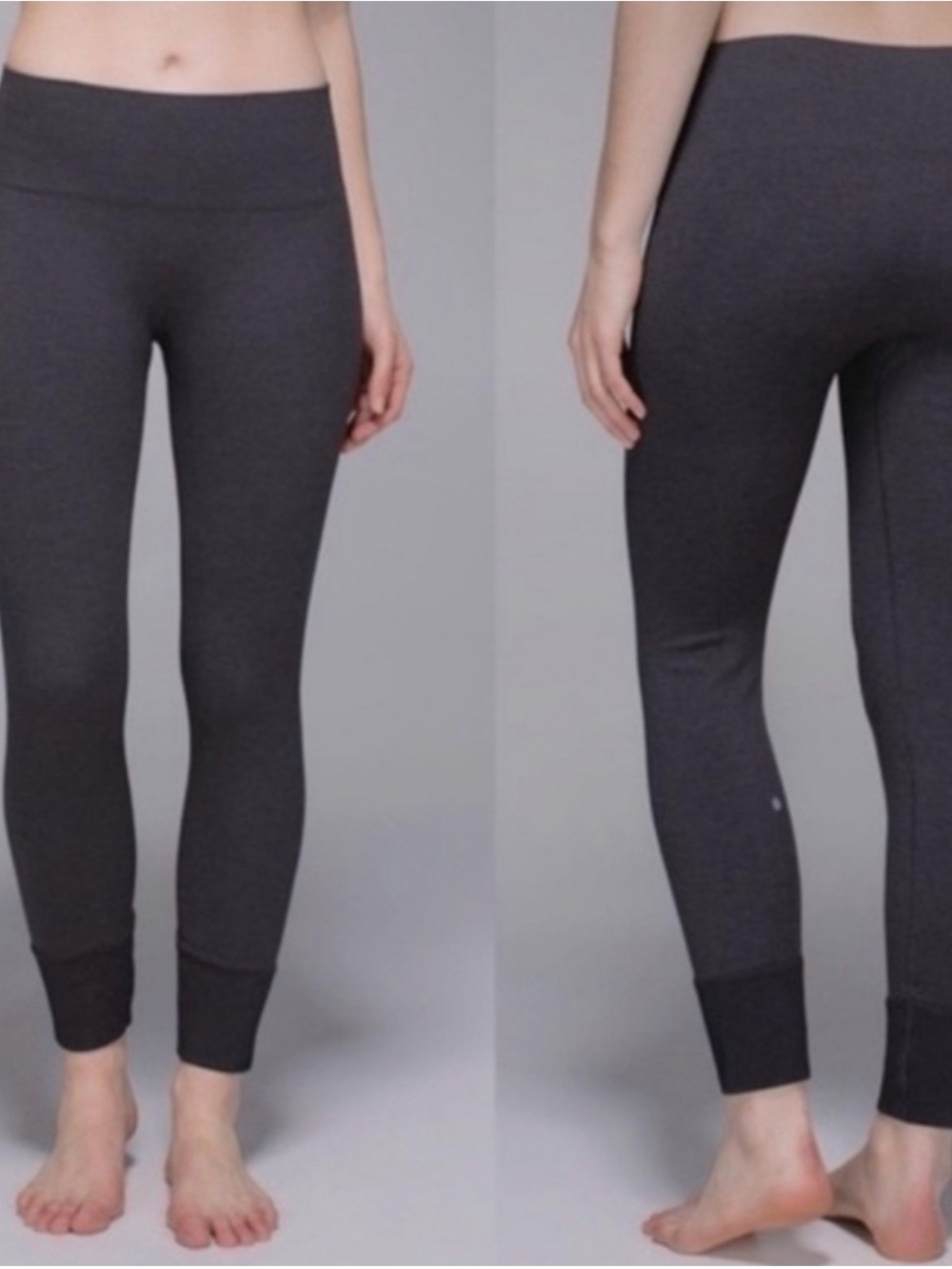 lululemon athletica Dark Charcoal Gray Leggings
